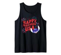 Disney Stitch Happy Birthday USA 4th of July America 250th Débardeur