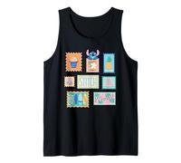Disney Stitch Hawai'i Summer Stamps Tropical Beach Vacation Débardeur