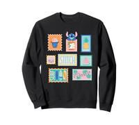 Disney Stitch Hawai'i Summer Stamps Tropical Beach Vacation Sweatshirt