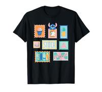 Disney Stitch Hawai'i Summer Stamps Tropical Beach Vacation T-Shirt