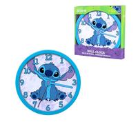 Disney Stitch Horloge Murale, Design Rond Silencieux Classique, Horloge pour Filles, Décoration de Chambre d'enfant, Cadeau pour Filles