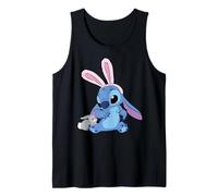 Disney Stitch in Easter Bunny Costume with Cute Fuzzy Friend Débardeur