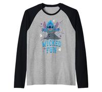 Disney Stitch in Hades Costume Wicked Fun Halloween Villains Manche Raglan