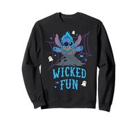 Disney Stitch in Hades Costume Wicked Fun Halloween Villains Sweatshirt
