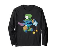 Disney Stitch in Mad Hatter Costume Halloween Wonderland Manche Longue