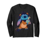 Disney Stitch in Scar Costume Halloween Disney Villains Manche Longue
