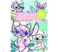 Disney Stitch - Je colorie mes amies - Angel - Stickers offerts Collectif (Auteur)