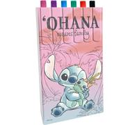 Disney Stitch Kids Lot de 6 marqueurs de coloriage pour la rentrée scolaire