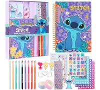 Disney Stitch Kit Journaling Kit DIY Enfant Ado Fournitures de Loisirs Créatifs Carnet de Notes A5 Autocollants Notes Autocollantes Idée Cadeau