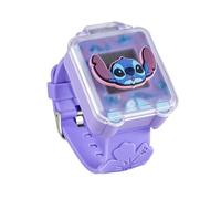 Disney Stitch LAS4162 Montre d'apprentissage avec bracelet 3D Violet