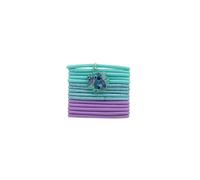 DISNEY Stitch - Élastiques Cheveux Épais avec Charm LILO & STITCH - Lot de 15 Pièces - Sans Attache Métal - Produit Officiel Disney