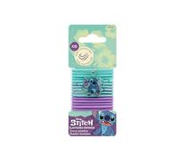 DISNEY STITCH - Lot de 15 Élastiques Lilo & Stitch - Idéal pour Cheveux Fins - Tenue Ferme & Confortable - Accessoire Coiffure Fille, Cadeau Chouchou Enfant - Produit Officiel Disney