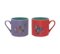 Stitch et Angel Christmas Tops (ensemble de 2) - tasses de café festives - boîte en boîte