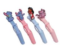 DISNEY Stitch Lot de 4 barrettes crocodiles