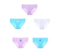 Disney Stitch Lot de 5 Culottes pour Filles, Slip en Coton élastique Doux Classiques, sous-Vêtements Filles, Taille 8/10 Ans