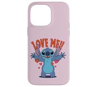 Disney Stitch "Love Me!" Funny Valentine's Day Coque pour iPhone 14 Pro Max