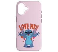 Disney Stitch "Love Me!" Funny Valentine's Day Coque pour iPhone 16