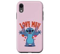 Disney Stitch "Love Me!" Funny Valentine's Day Coque pour iPhone XR