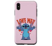 Disney Stitch "Love Me!" Funny Valentine's Day Coque pour iPhone XS Max