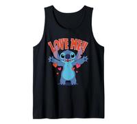Disney Stitch "Love Me!!" Funny Valentine's Day Débardeur
