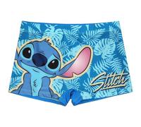 DISNEY Stitch Maillot de bain garçon POUR LA PISCINE, Boxer de bain, plage SÉCHAGE RAPIDE (FR/ES, Numérique, 110, 116, Taille normale, C)