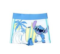 Disney Stitch Maillot de Bain pour Enfant, Shorts de Bain Boxer, Maillot de Bain Stitch pour Enfants, Tailles 4 à 10 Ans, multicolore, 4 ans