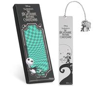 Disney Marque-pages en métal pour femme, citation inspirante et breloque - Cadeaux pour elle (Silver Jack Skellington)