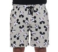 Disney Stitch Mickey Short de pyjama pour homme avec imprimé intégral, Mickey gris, XL