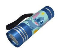 Disney Stitch Mini lampe de poche, design Stitch et Ange, 9 LED, avec corra de poupée, cadeau pour enfants | Bleu
