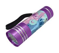 Disney Stitch Mini lampe de poche, design Stitch et Angel, 9 LED, comprend sangle de poignet, cadeau pour enfants | Violet