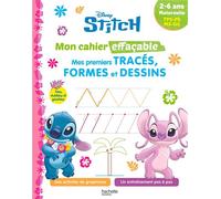 Disney - Stitch - Mon cahier effaçable - Mes premiers tracés, formes et dessins (2-6 ans)