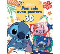 Disney Stitch - Mon colo avec posters 3D - Collectif - Hemma - broché - Document jeunesse