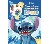 Disney Stitch - Mon colo avec stickers épais (Stitch) - Collectif - Hemma - broché - Document jeunesse