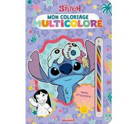 Disney Stitch - Mon coloriage multicolore - Avec stickers !