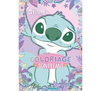 Mon coloriage scintillant - coloriage 4 ans - coloriage pailleté - coloriage Stitch - coloriage Disney