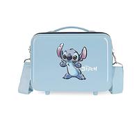 Disney Stitch Naughty make a face Trousse de Toilette Adaptable Bleu 29x21x15 cms ABS Rigide 9.14L 0.8 kgs