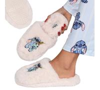 DISNEY Stitch Pantoufles antidérapantes pour femmes, CHAUDES, DOUX, FOURRÉES pour la maison 40-41 EU 40/41