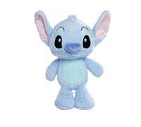 Disney Stitch Peluche de 25 cm de style flopsie, jolie peluche de couleur bleu pastel, adaptée pour les enfants et les adultes, et friandise, sous licence officielle Disney