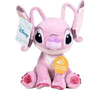Disney STITCH Peluche Stitch 40 cm Original Symbole Doux Cadeau Parfait Avec Son (Angel)