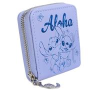 Disney Stitch Petit Portefeuille pour Fille, Fermeture éclair 9x9 cm (Stitch 2)