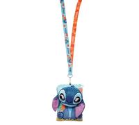 Disney Stitch Plush Deluxe Lanière avec porte-cartes