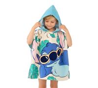 Disney Stitch Poncho Serviette pour Garçon, Serviette de Plage, Serviette de Bain à Capuche, Serviette de Natation pour Enfants