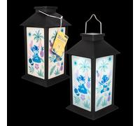Disney Stitch Printed Solar Lantern, Outdoor Use with Carry Handle, Dusk-to-Dawn Sensor, Officially Licensed | Paladone