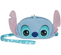 Disney Stitch - Purse Pets - Compagnon Interactif Format Sac à Main - Animal Interactif Qui Cligne Des Yeux - Sac À L'Epaule Ou Sac à Bandoulière - 30 Sons Et Réactions - Jouet Enfant 4 Ans Et +