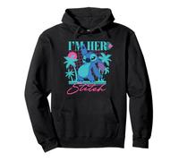 Disney Stitch Retro ’90s Couples Matching I’m Her Stitch Sweat à Capuche