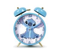 Disney Stitch Réveil de chevet pour enfants avec double cloche pour la maison et la chambre à coucher