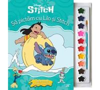 Disney. Stitch. Sa pictam cu Lilo si Stitch. Carte de colorat cu pensula si acuarele