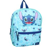 Disney Lilo & Stitch Rucksack STITCH All Good Footprints Rucksack für Kinder | Schule | Kindergarten Farbe Hellblau Größe 30 x 25 x 11 cm, hellblau, Einheitsgröße