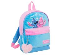 Disney Stitch Sac à dos en peluche pour enfants Sac à dos d'école Sac à dos 3D Sac à déjeuner Sac à, bleu, Taille unique, Sac à dos