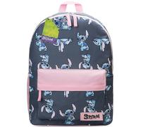 Disney Sac à Dos Enfant, Cartable Scolaire Fille Stitch (Bleu/Rose)